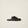 530 SL Mules – Bleached Leather & Gum Sole Black Edition Women