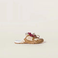 530 SL Mules – Bleached Leather & Gum Sole Cinnamon Travertine Gray