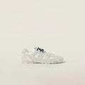 NB x Miu Miu 530 SL White suede and mesh sneakers Women